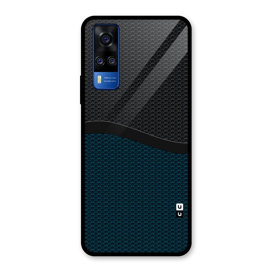 Classy Rugged Bicolor Glass Back Case for Vivo Y31