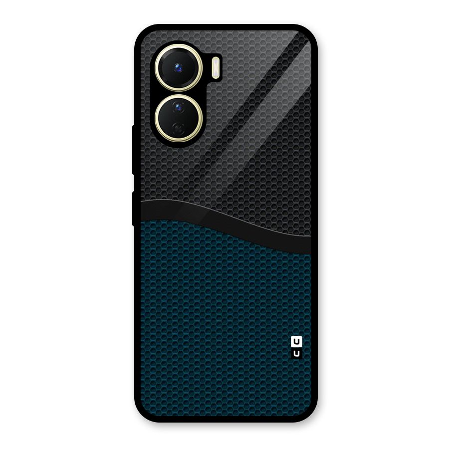 Classy Rugged Bicolor Glass Back Case for Vivo Y56