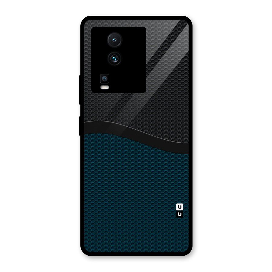 Classy Rugged Bicolor Glass Back Case for Vivo iQOO Neo 7