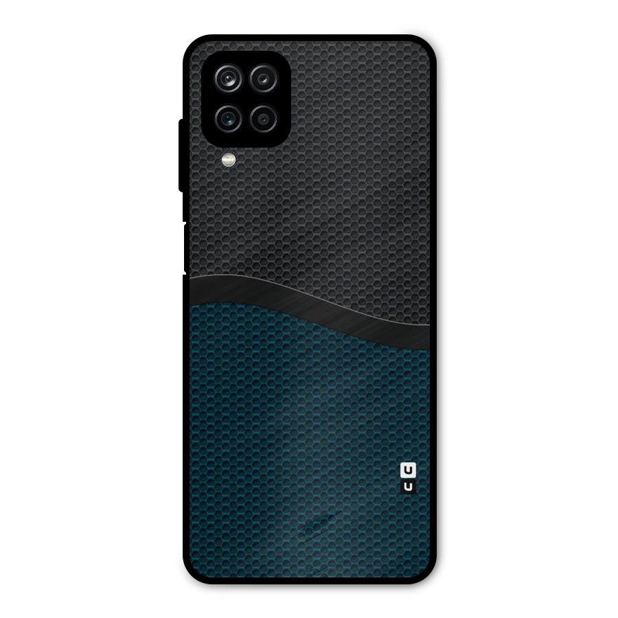 Classy Rugged Bicolor Metal Back Case for Galaxy A12