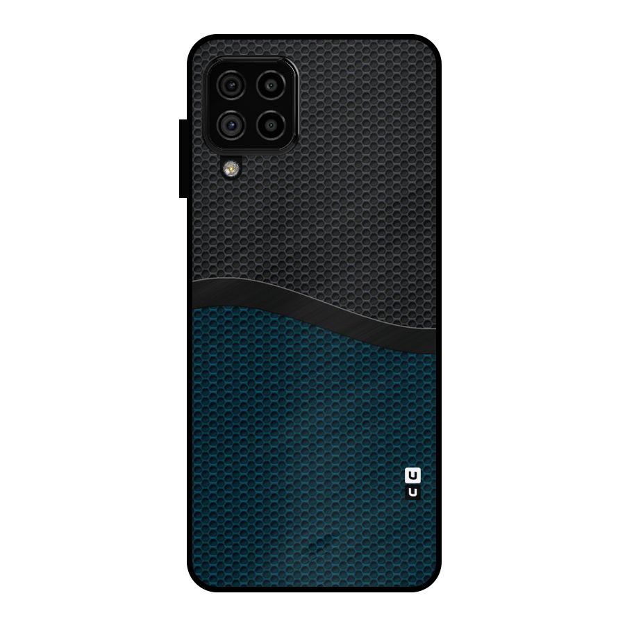 Classy Rugged Bicolor Metal Back Case for Galaxy A22 4G