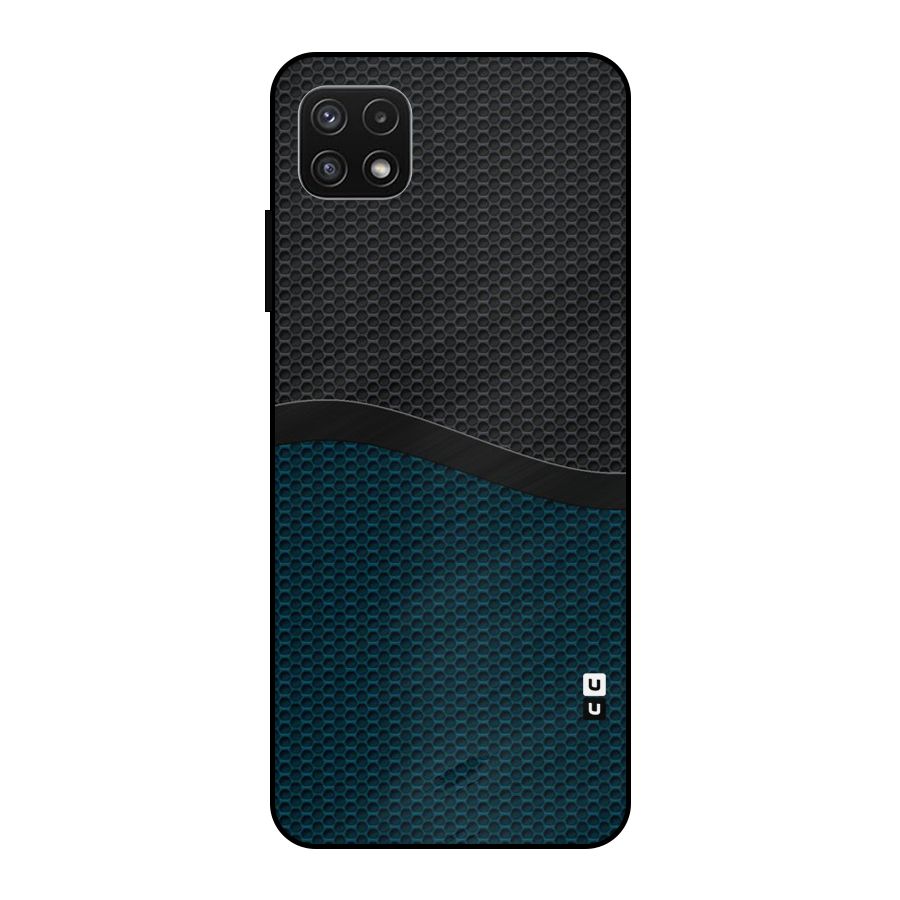 Classy Rugged Bicolor Metal Back Case for Galaxy A22 5G
