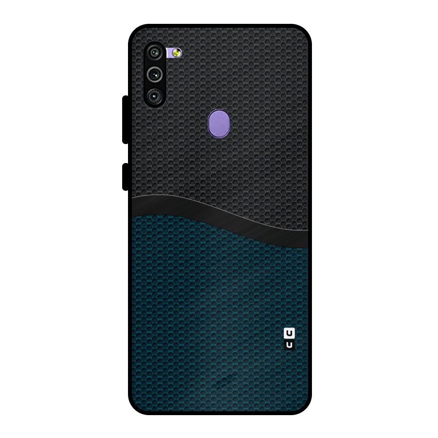 Classy Rugged Bicolor Metal Back Case for Galaxy M11