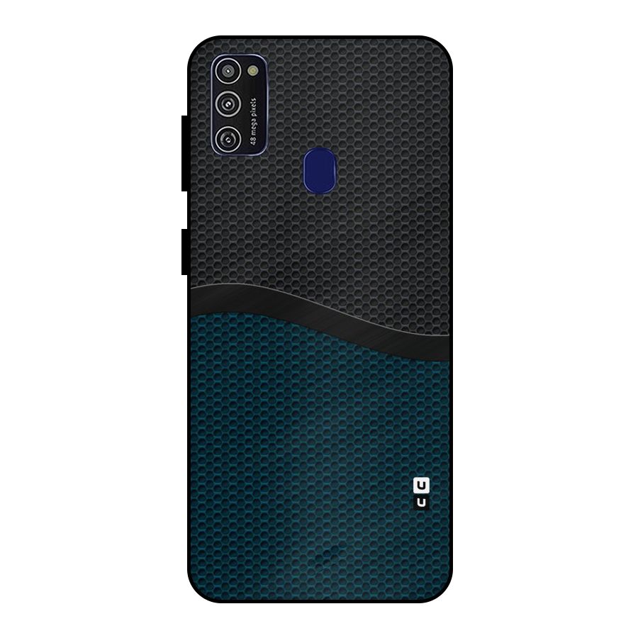 Classy Rugged Bicolor Metal Back Case for Galaxy M21
