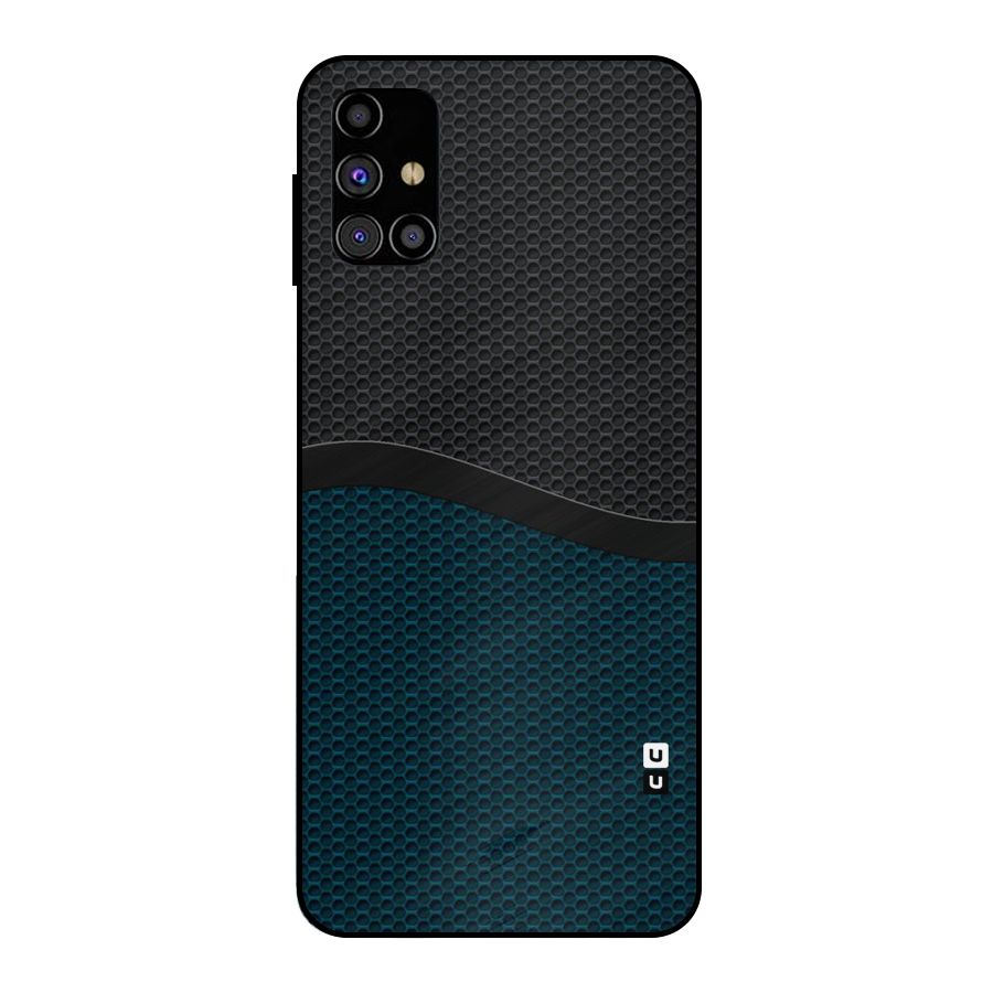 Classy Rugged Bicolor Metal Back Case for Galaxy M31s
