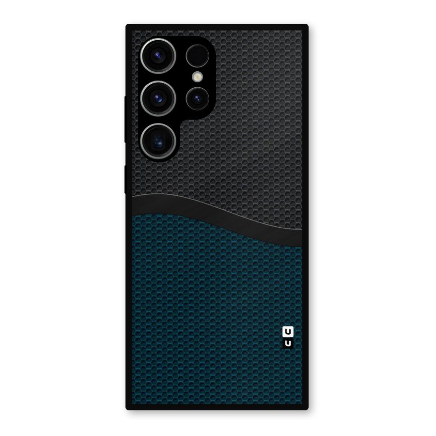 Classy Rugged Bicolor Metal Back Case for Galaxy S23 Ultra