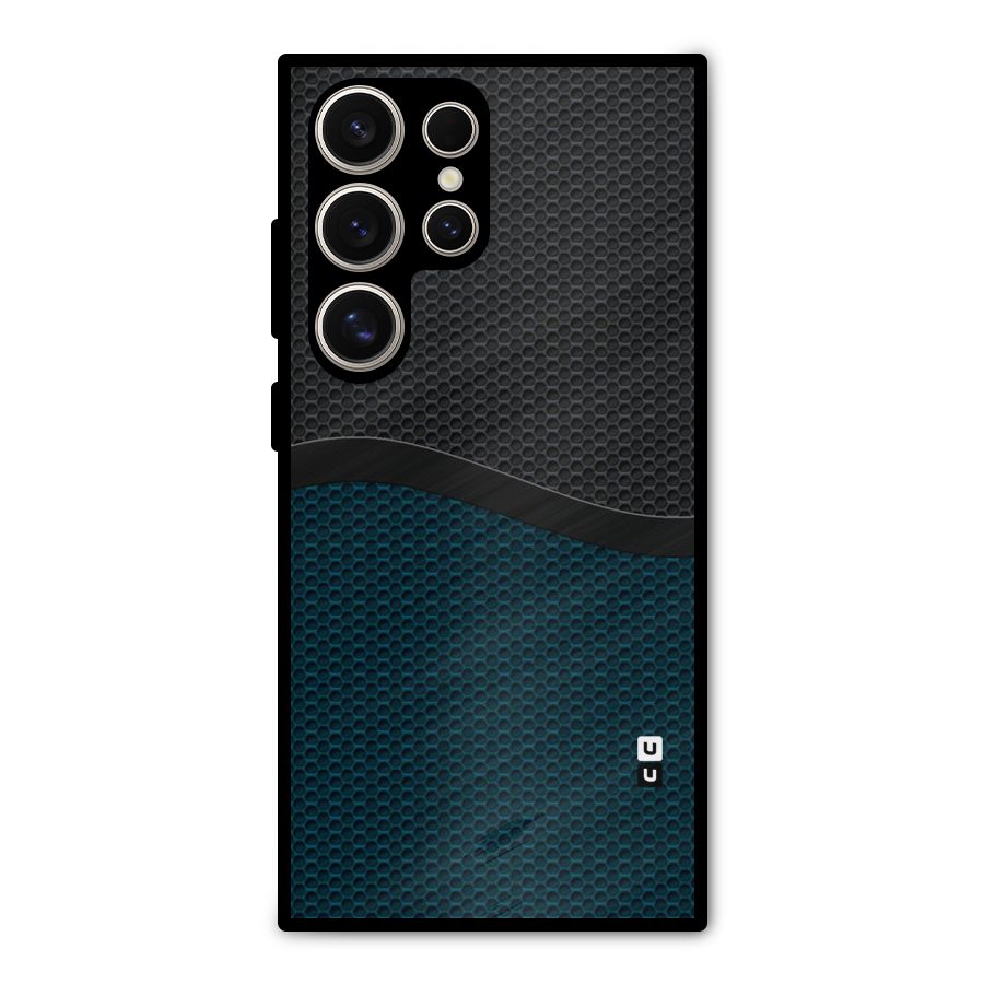 Classy Rugged Bicolor Metal Back Case for Galaxy S24 Ultra