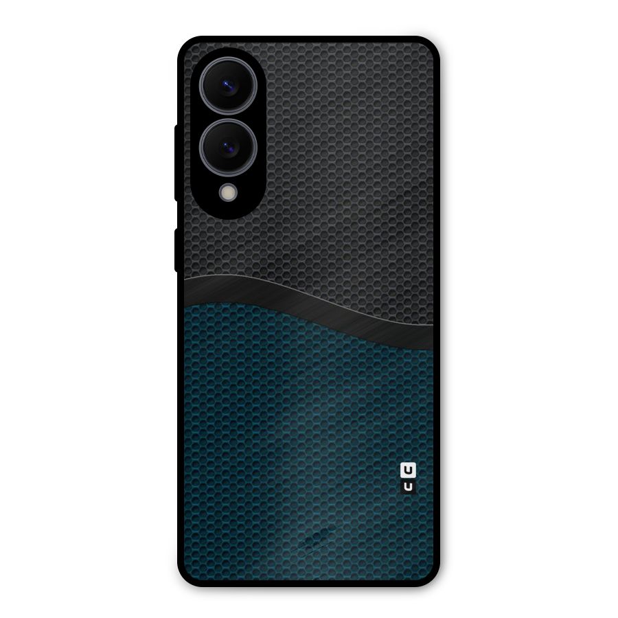 Classy Rugged Bicolor Metal Back Case for Galaxy S25 Edge