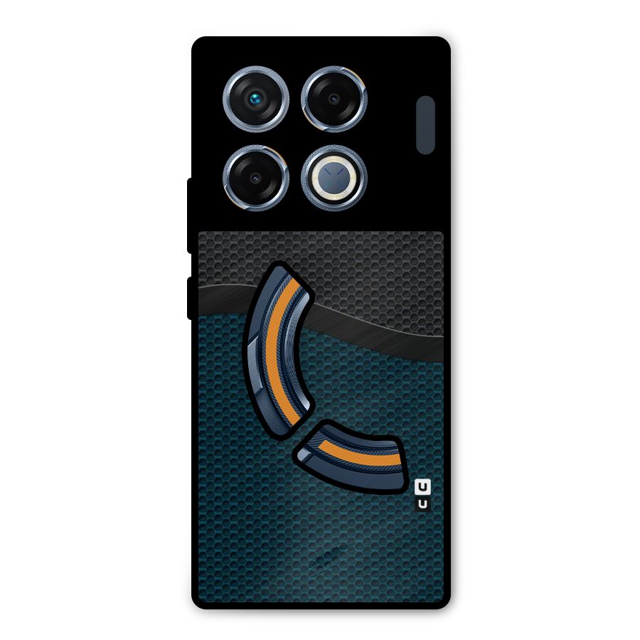 Classy Rugged Bicolor Metal Back Case for Infinix GT 20 Pro