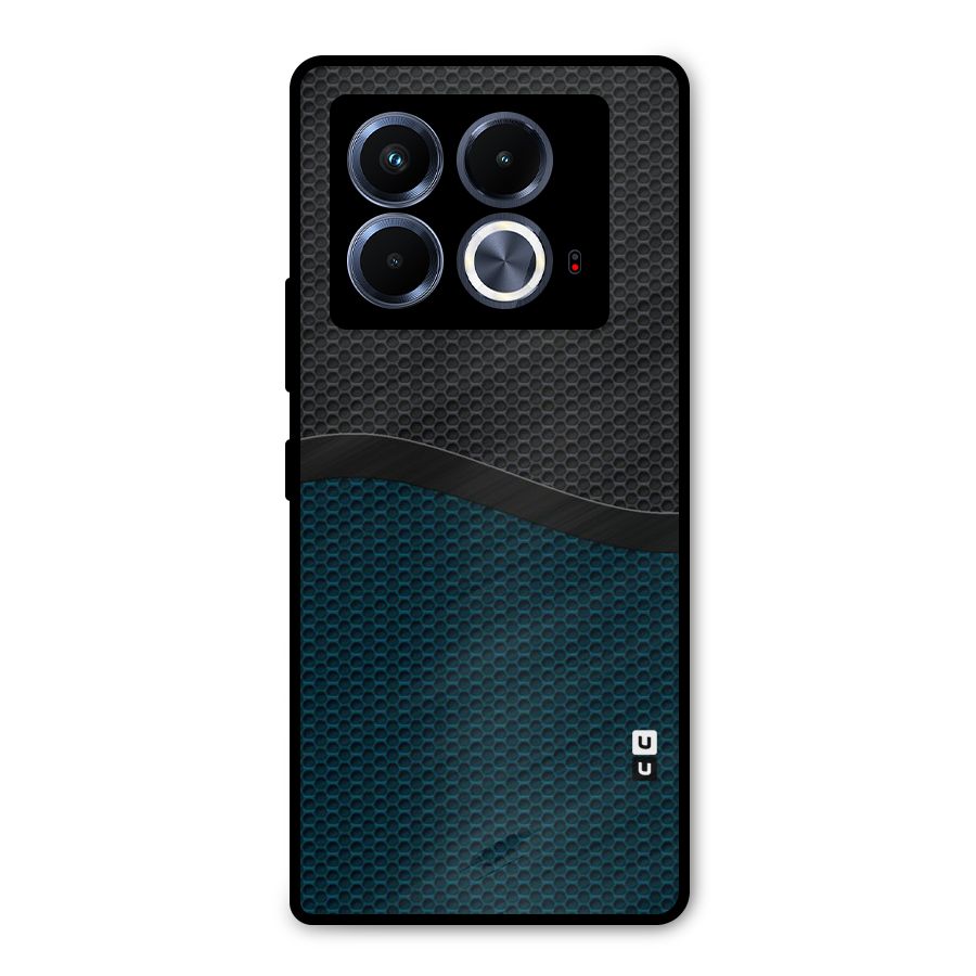 Classy Rugged Bicolor Metal Back Case for Infinix Note 40 5G