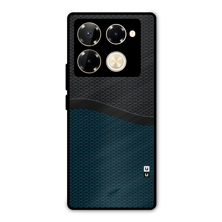 Classy Rugged Bicolor Metal Back Case for Infinix Note 40 Pro