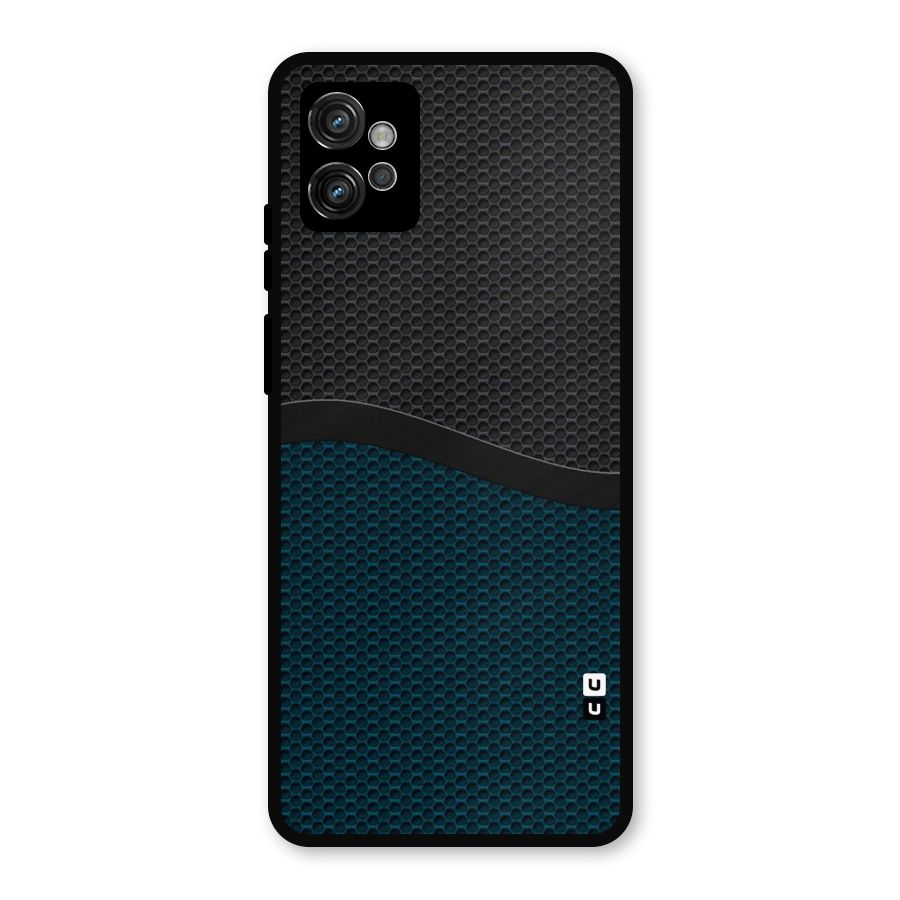 Classy Rugged Bicolor Metal Back Case for Moto G32