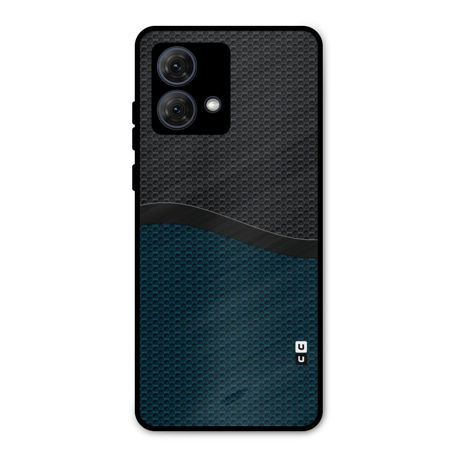 Classy Rugged Bicolor Metal Back Case for Moto G84