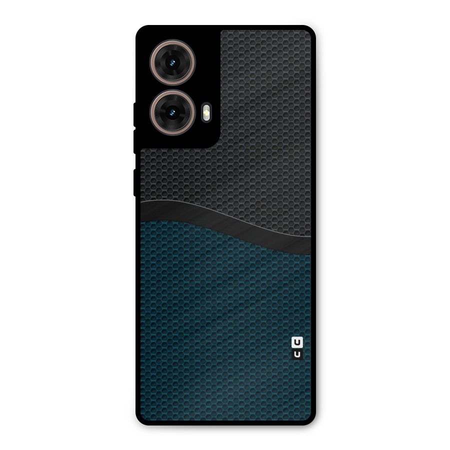 Classy Rugged Bicolor Metal Back Case for Moto G85