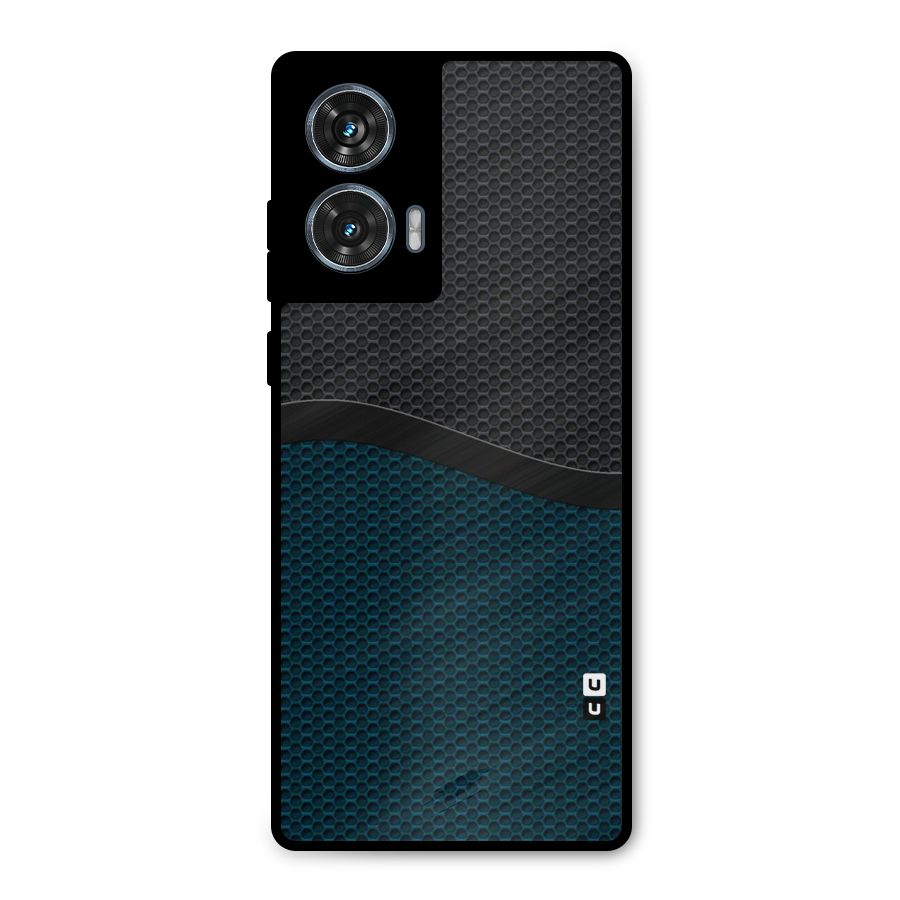 Classy Rugged Bicolor Metal Back Case for Motorola Edge 50 Fusion