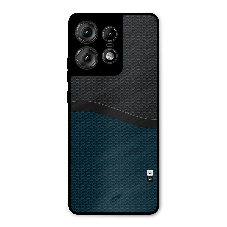 Classy Rugged Bicolor Metal Back Case for Motorola Edge 50 Pro