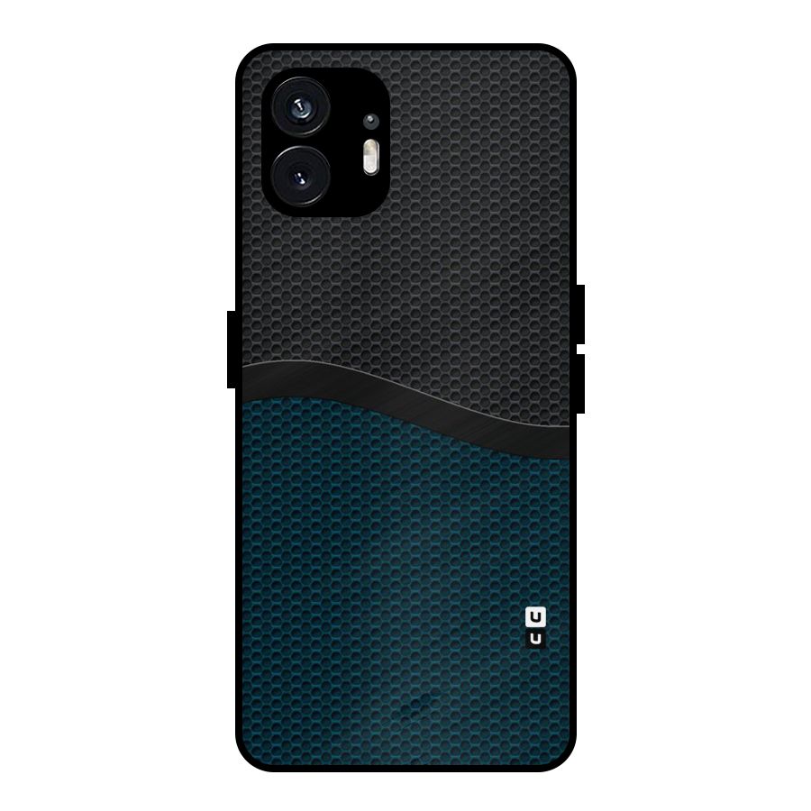 Classy Rugged Bicolor Metal Back Case for Nothing Phone 2