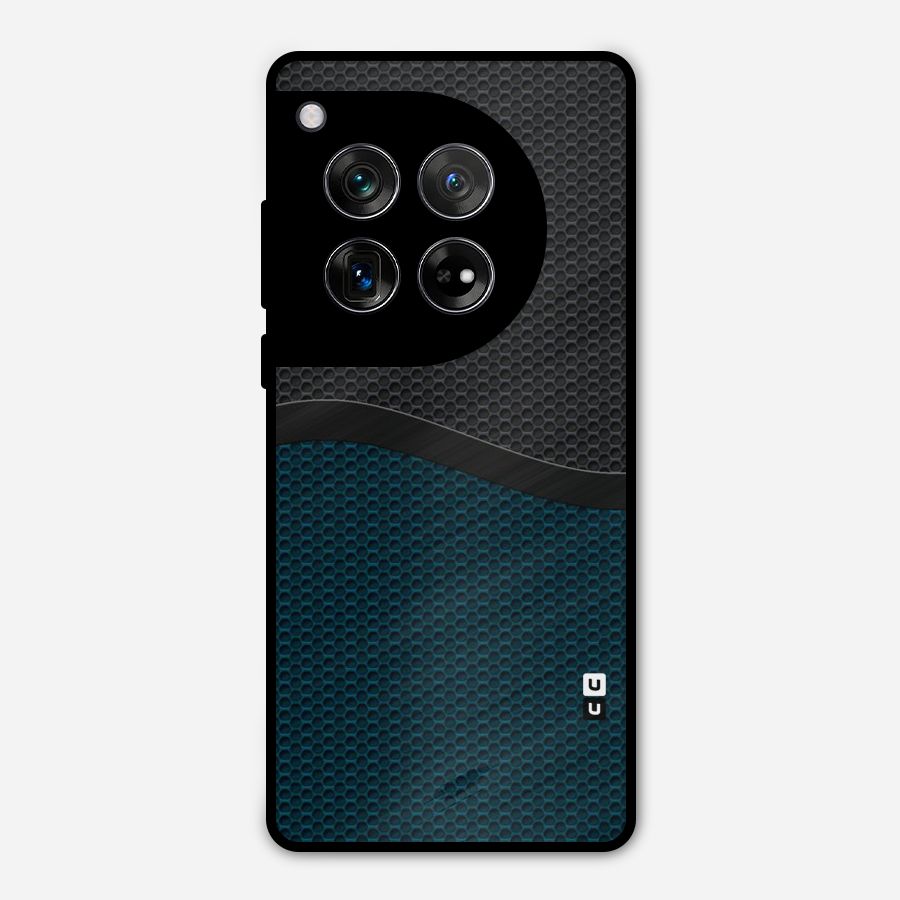 Classy Rugged Bicolor Metal Back Case for OnePlus 12