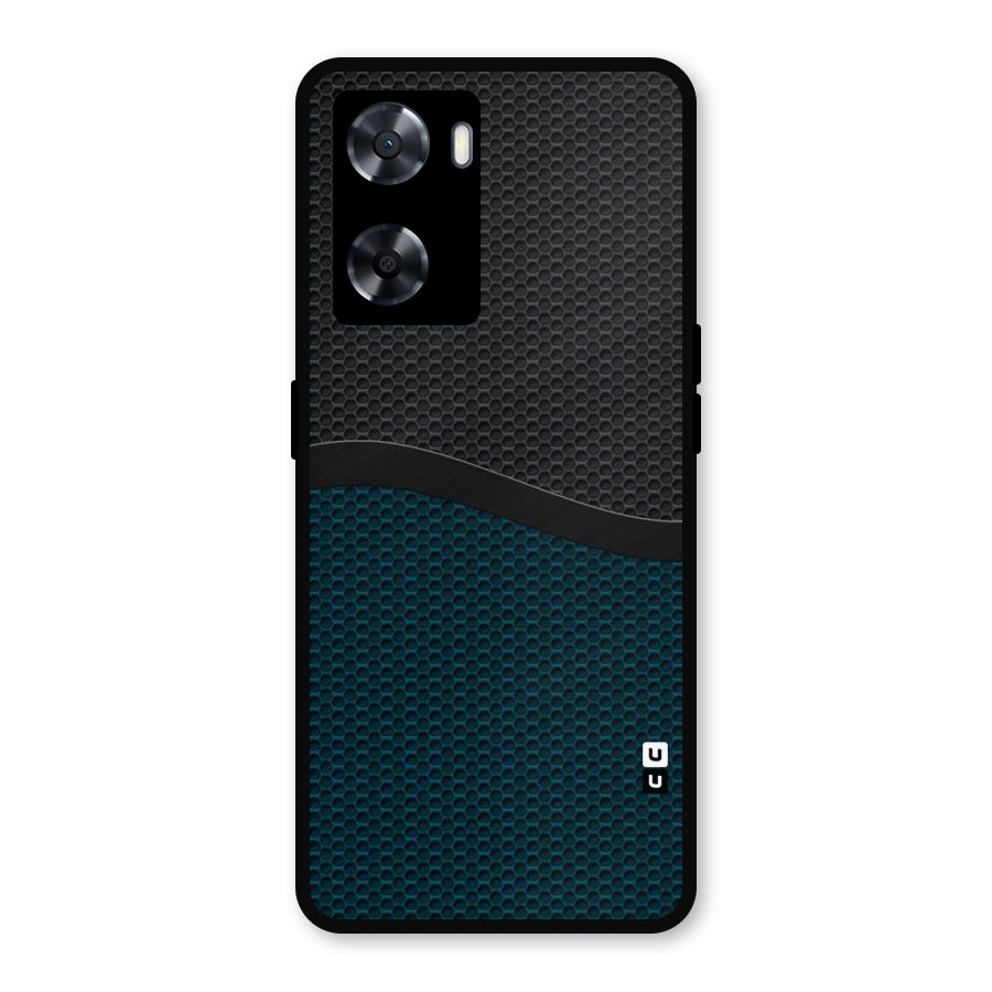 Classy Rugged Bicolor Metal Back Case for Oppo A57 2022