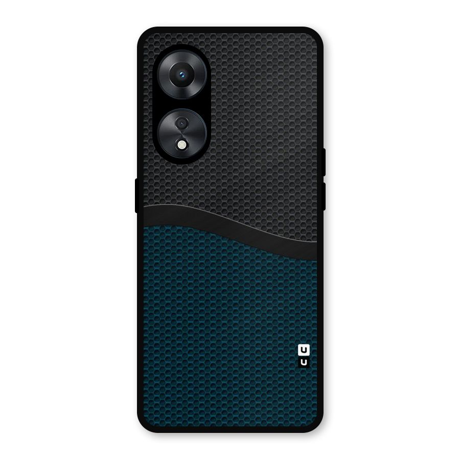 Classy Rugged Bicolor Metal Back Case for Oppo A78