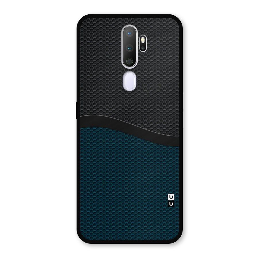 Classy Rugged Bicolor Metal Back Case for Oppo A9 (2020)