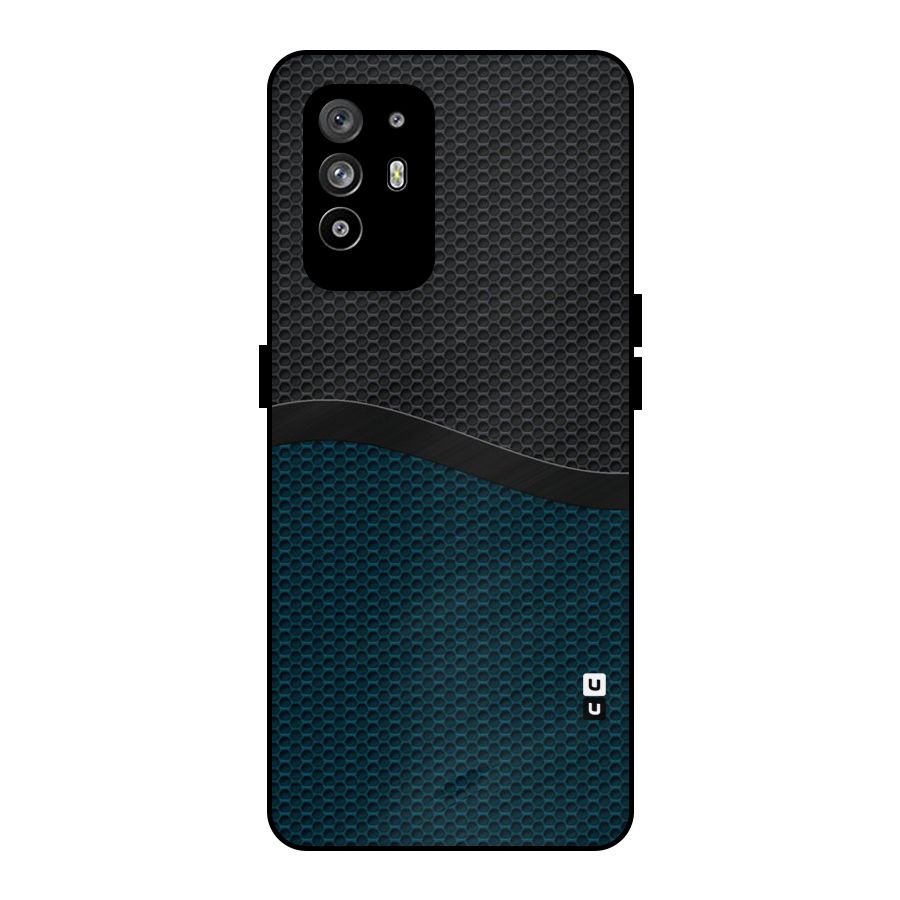 Classy Rugged Bicolor Metal Back Case for Oppo F19 Pro Plus 5G