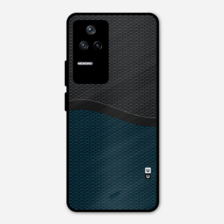 Classy Rugged Bicolor Metal Back Case for Poco F4 5G