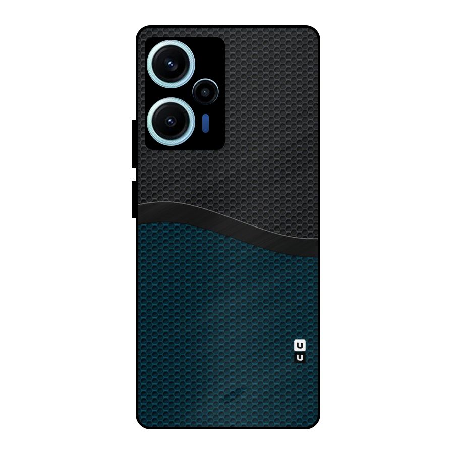 Classy Rugged Bicolor Metal Back Case for Poco F5