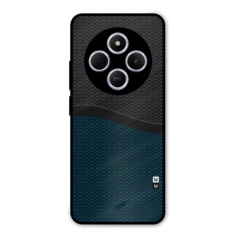 Classy Rugged Bicolor Metal Back Case for Poco M7