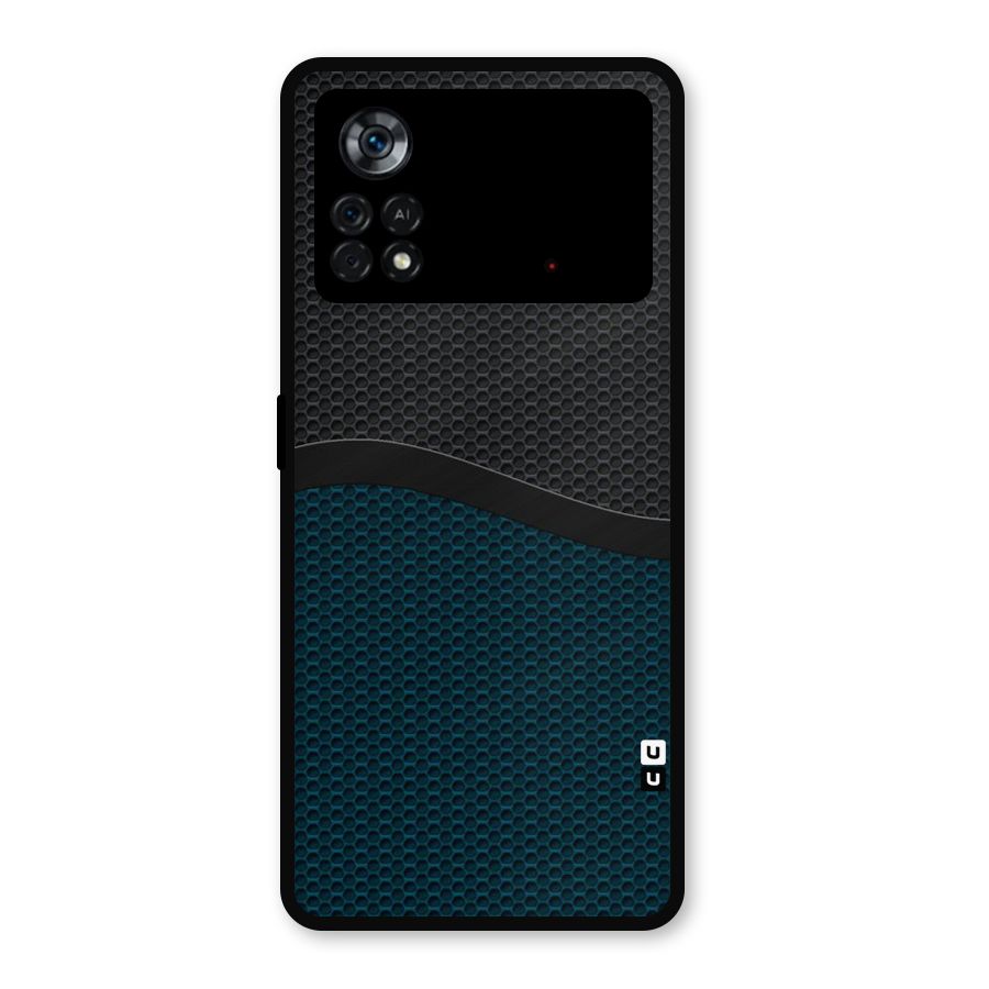 Classy Rugged Bicolor Metal Back Case for Poco X4 Pro 5G