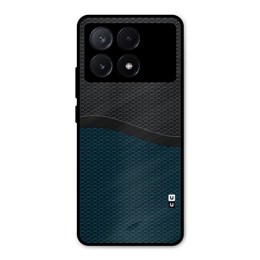 Classy Rugged Bicolor Metal Back Case for Poco X6 Pro