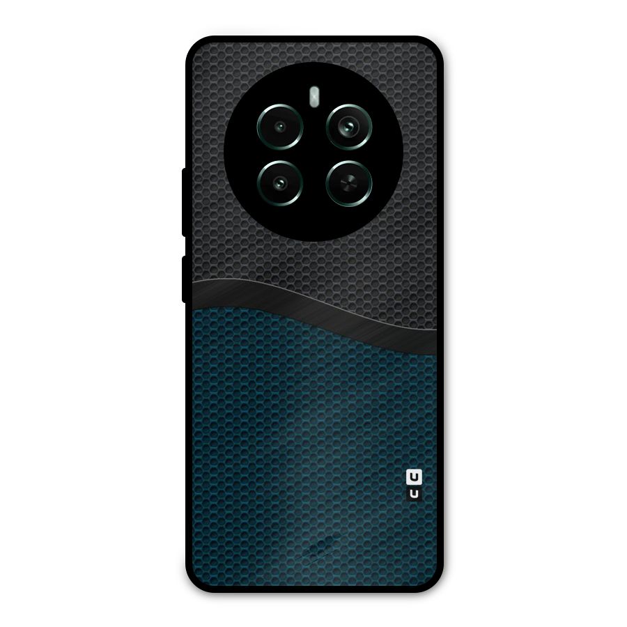 Classy Rugged Bicolor Metal Back Case for Realme 12 Plus