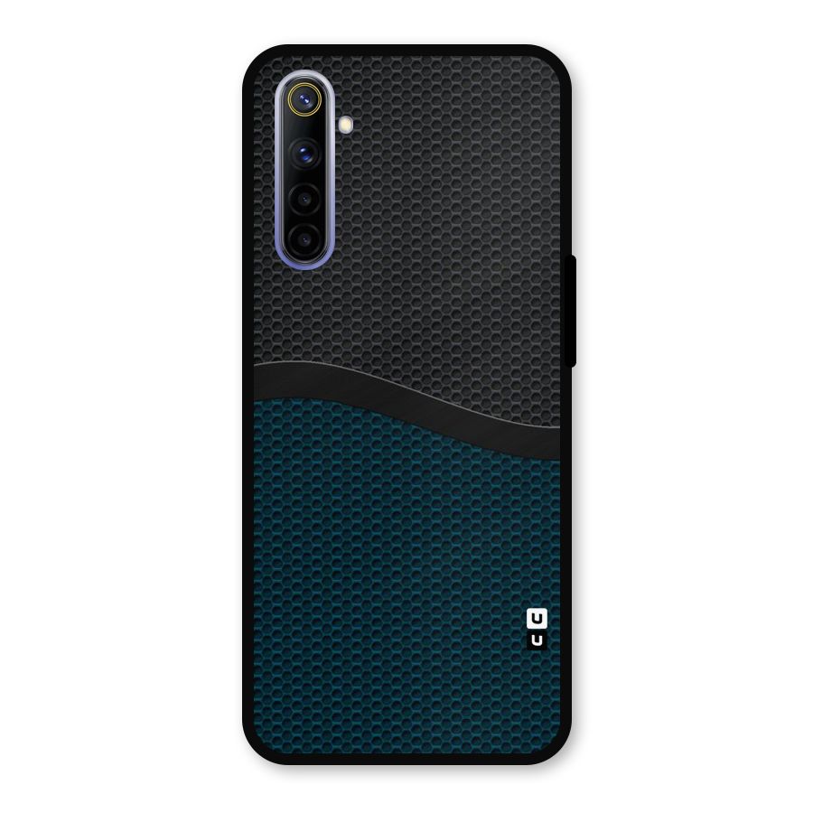 Classy Rugged Bicolor Metal Back Case for Realme 6