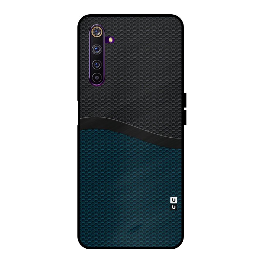 Classy Rugged Bicolor Metal Back Case for Realme 6 Pro