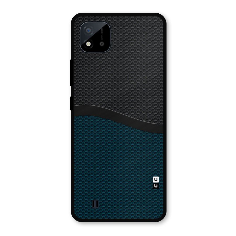 Classy Rugged Bicolor Metal Back Case for Realme C11 2021