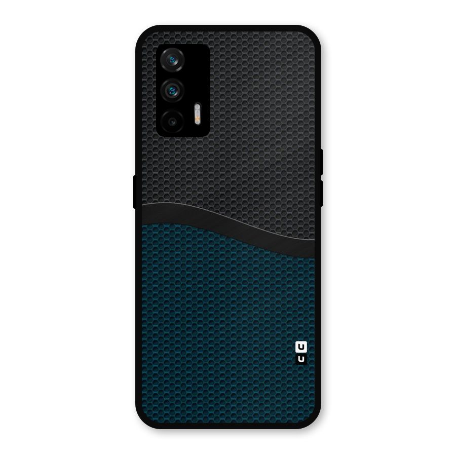 Classy Rugged Bicolor Metal Back Case for Realme GT 5G