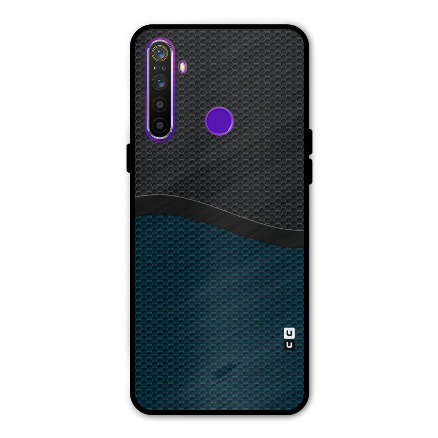 Classy Rugged Bicolor Metal Back Case for Realme Narzo 10