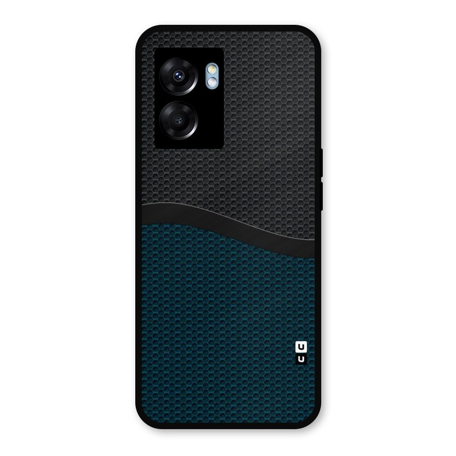 Classy Rugged Bicolor Metal Back Case for Realme Narzo 50 5G