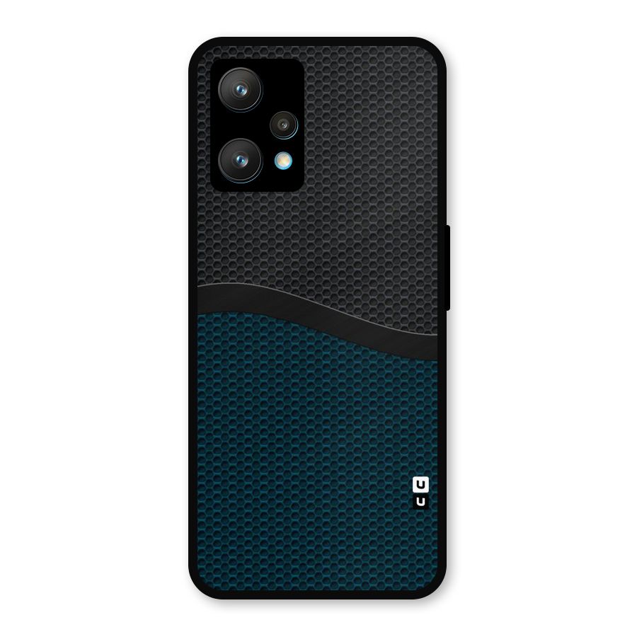 Classy Rugged Bicolor Metal Back Case for Realme Narzo 50 Pro