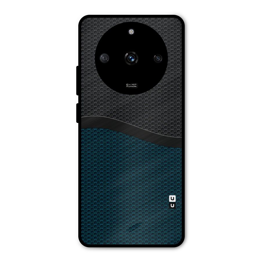 Classy Rugged Bicolor Metal Back Case for Realme Narzo 60 5G