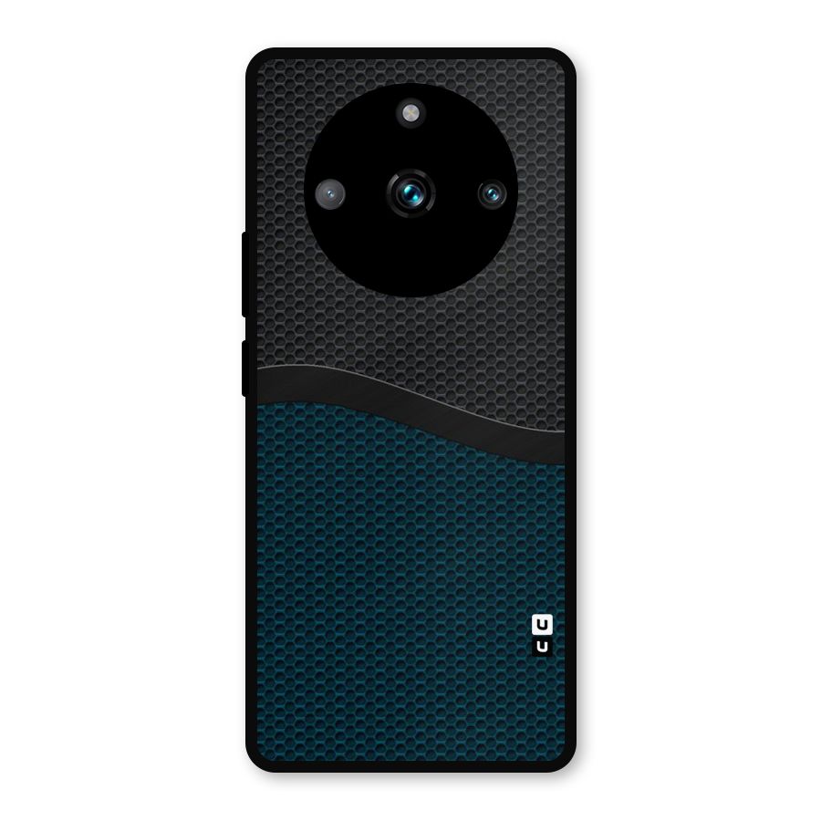 Classy Rugged Bicolor Metal Back Case for Realme Narzo 60 Pro