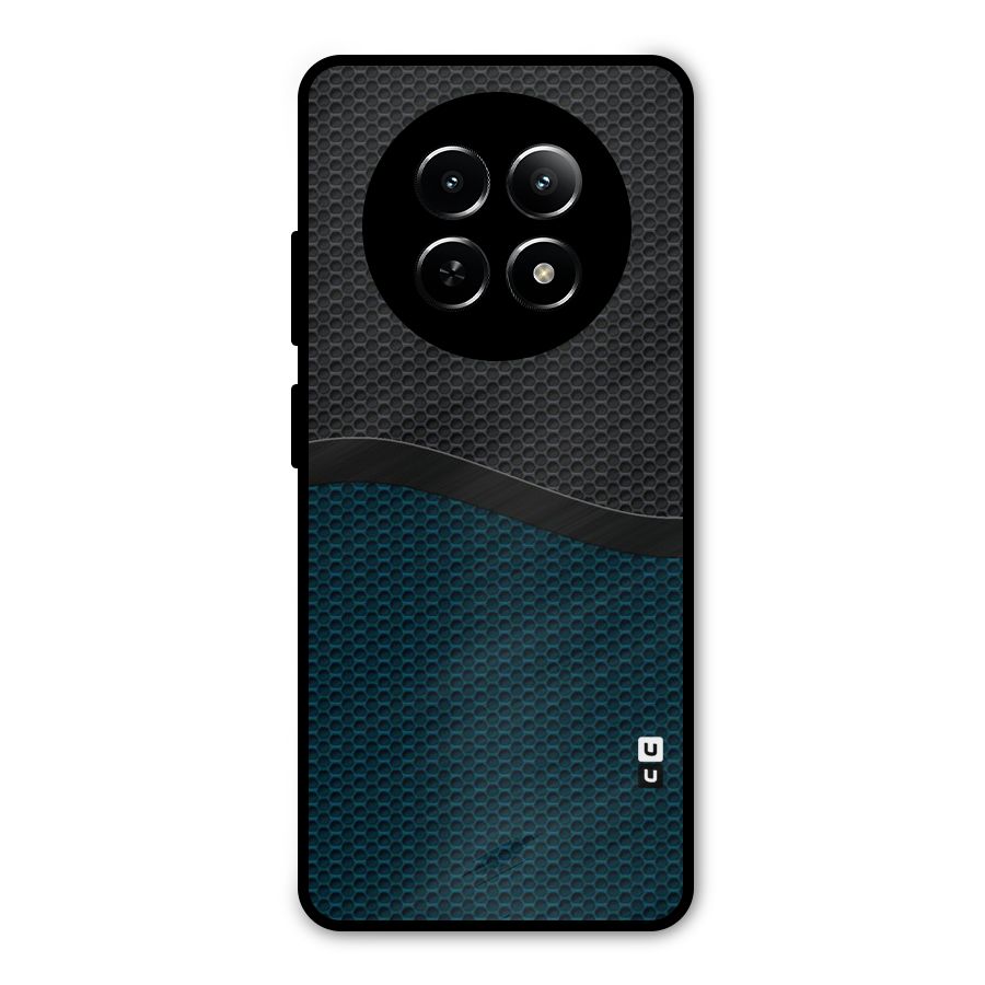 Classy Rugged Bicolor Metal Back Case for Realme Narzo 70x 5G