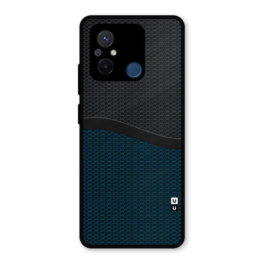 Classy Rugged Bicolor Metal Back Case for Redmi 12C