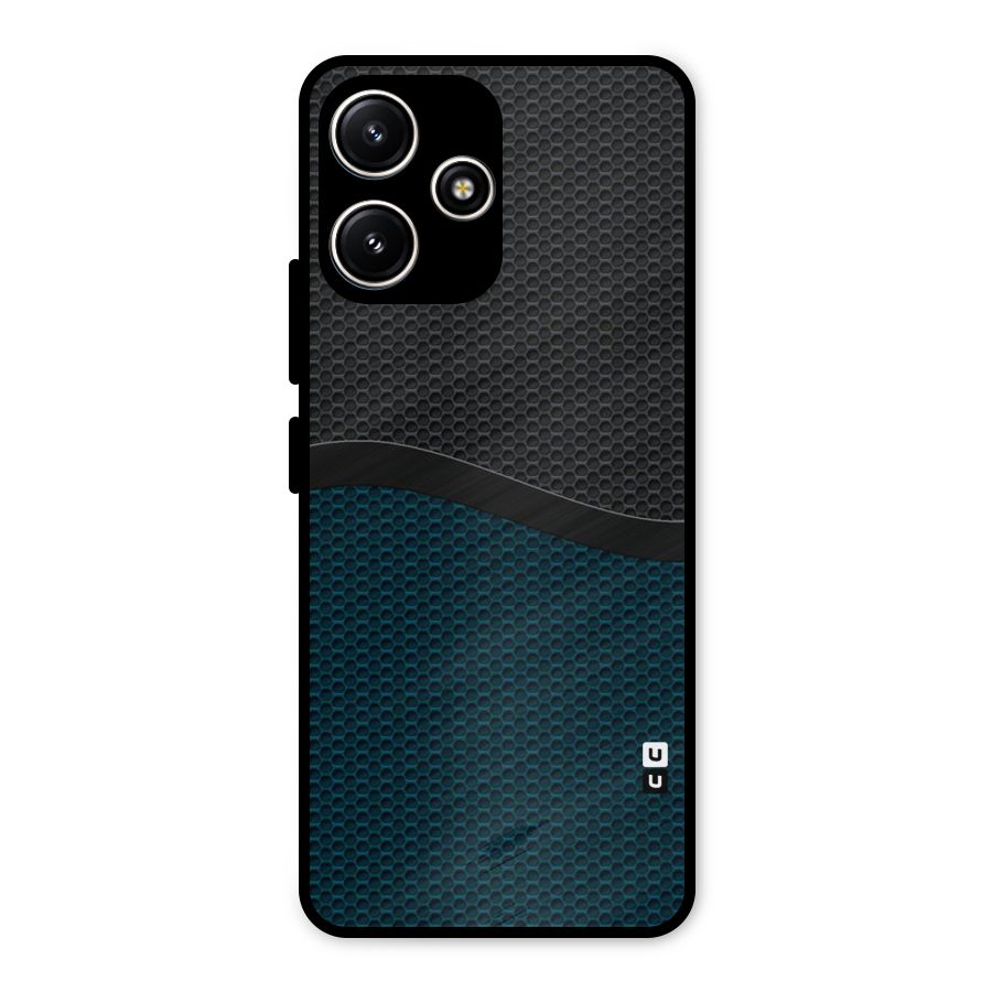 Classy Rugged Bicolor Metal Back Case for Redmi 12 5G