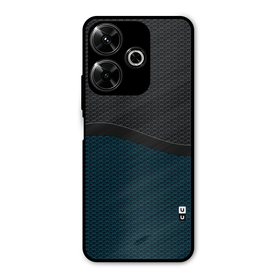 Classy Rugged Bicolor Metal Back Case for Redmi 13 5G