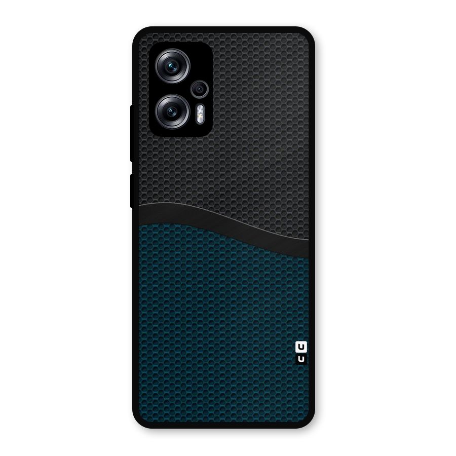 Classy Rugged Bicolor Metal Back Case for Redmi K50i