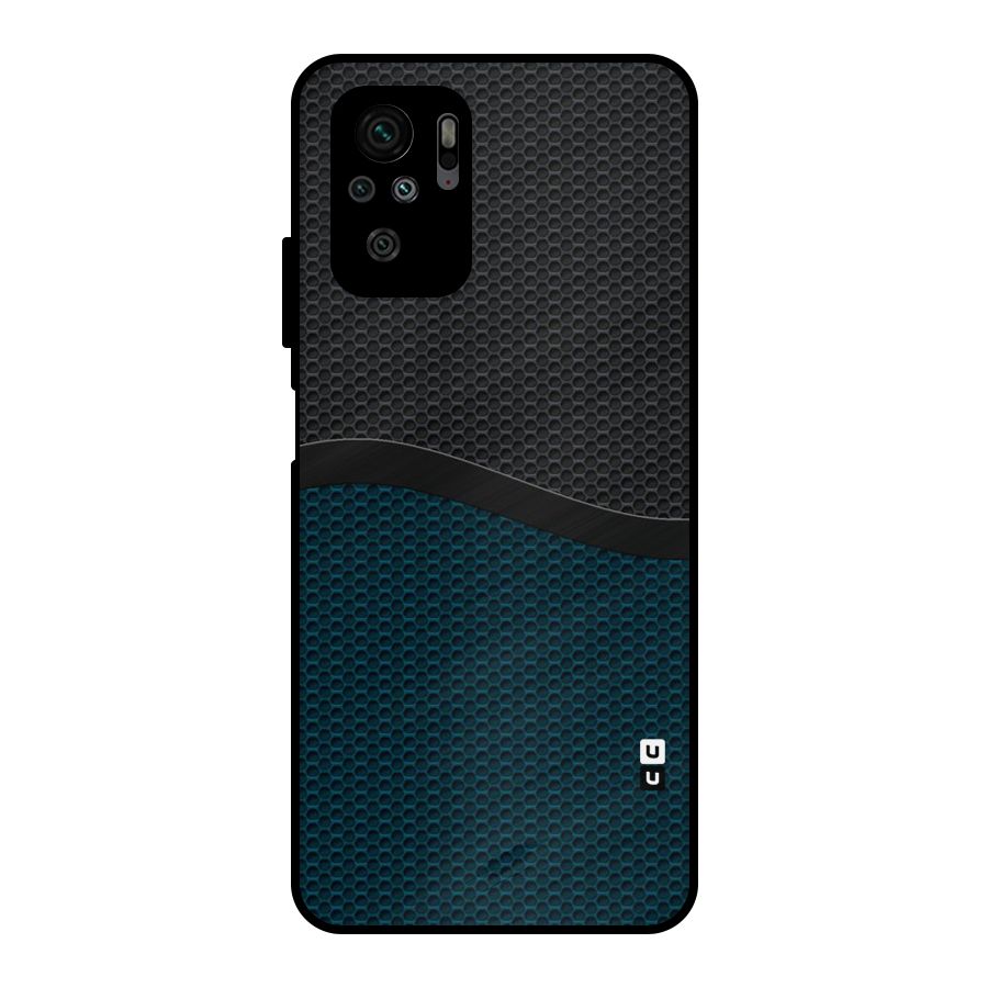 Classy Rugged Bicolor Metal Back Case for Redmi Note 10S