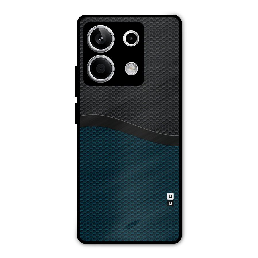 Classy Rugged Bicolor Metal Back Case for Redmi Note 13 5G