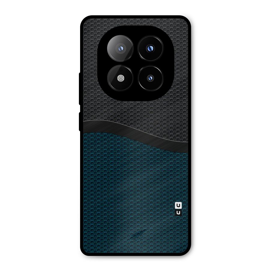 Classy Rugged Bicolor Metal Back Case for Redmi Note 14 Pro Plus 5G