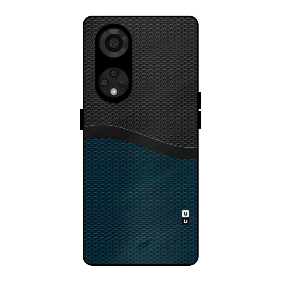 Classy Rugged Bicolor Metal Back Case for Reno8 T 5G